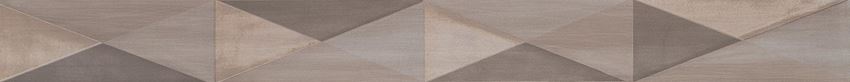 Listwa ścienna 74,8x73 cm Tubądzin Nursa grey