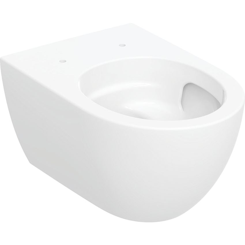 Wisząca miska WC TurboFlush ukryte mocowania bez deski biała Geberit Acanto