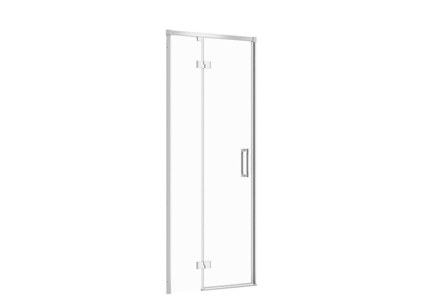Drzwi prysznicowe lewe profile chrom 80x195 cm Cersanit Larga
