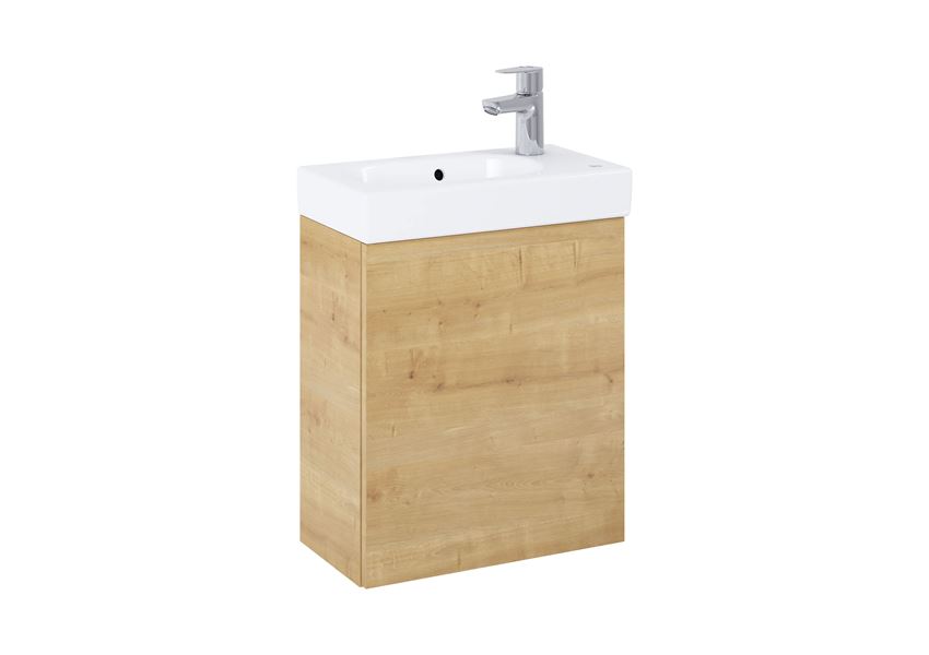 Zestaw łazienkowy Unik 45 cm z 1 drzwiami jasny dąb Roca Mini-N