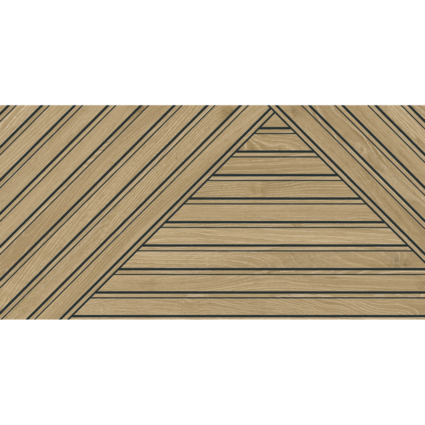 Płytka ścienna 60x120 cm Azario Studio Laths Oak Mat Rekt