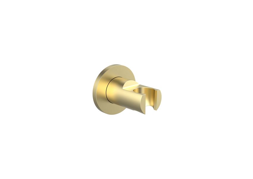 Uchwyt punktowy ścienny do słuchawki prysznicowej brushed gold Roca Wall