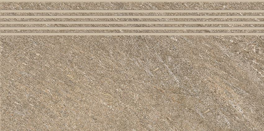 Płytka stopnicowa 29,8x59,8 cm Cersanit Bolt brown