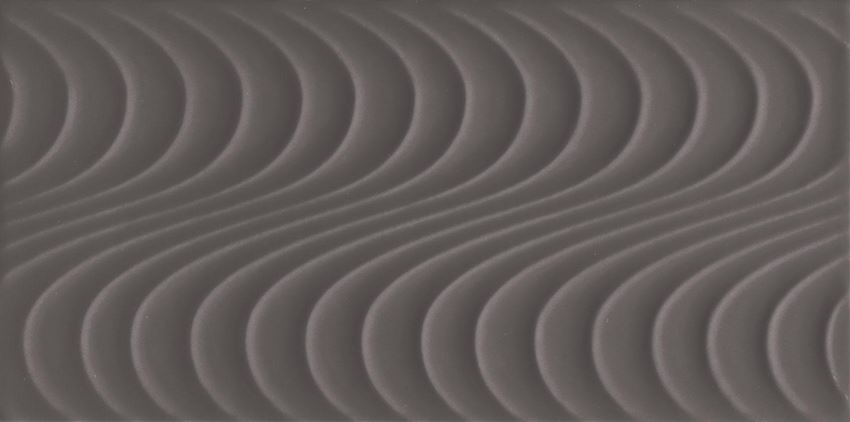 Płytka ścienna 44,8x22,3 cm Tubądzin Wave grey A