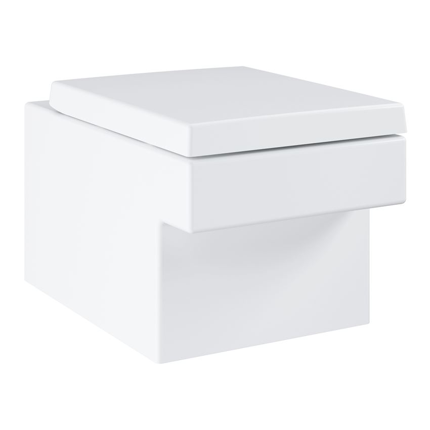 Deska sedesowa prostokątna wolnoopadająca Grohe Cube Ceramic