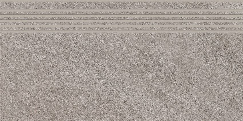 Płytka stopnicowa 29,8x59,8 cm Cersanit Bolt  light grey