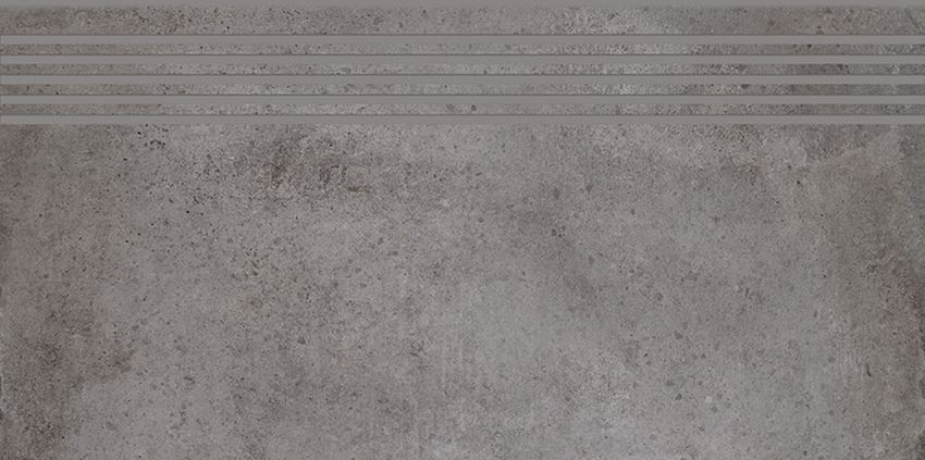 Płytka stopnicowa 29,8x59,8 cm Cersanit Diverso grey
