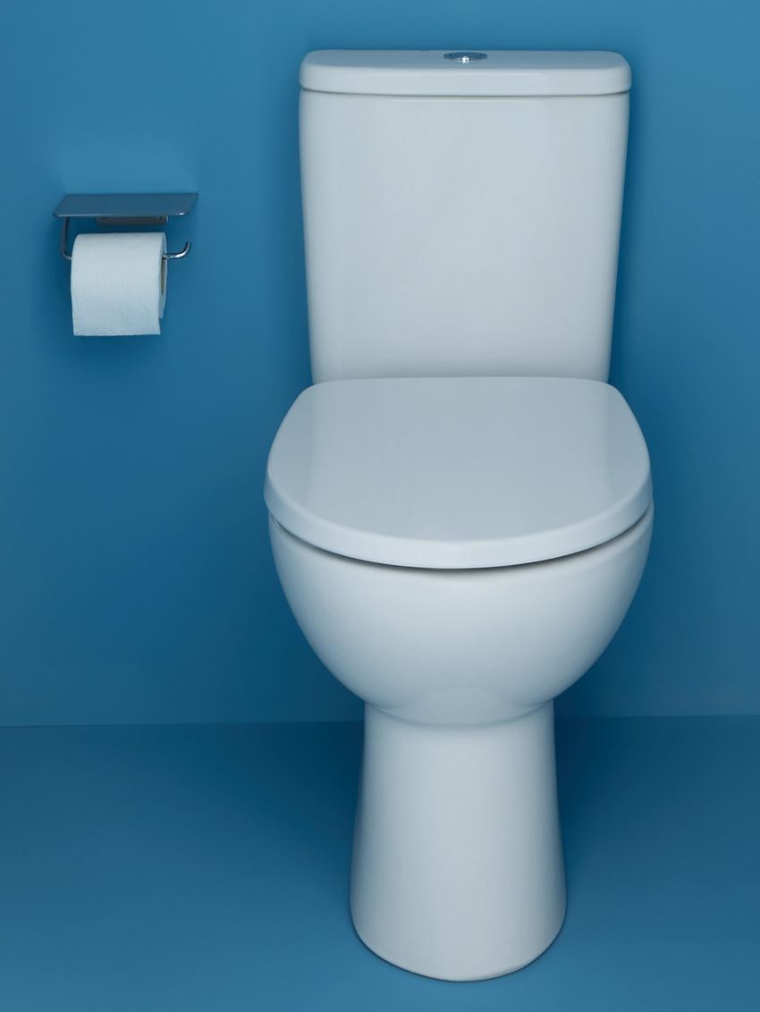 Miska WC do kompaktu WC o/poziomy 35,5x65,5 cm, biała Roca Victoria