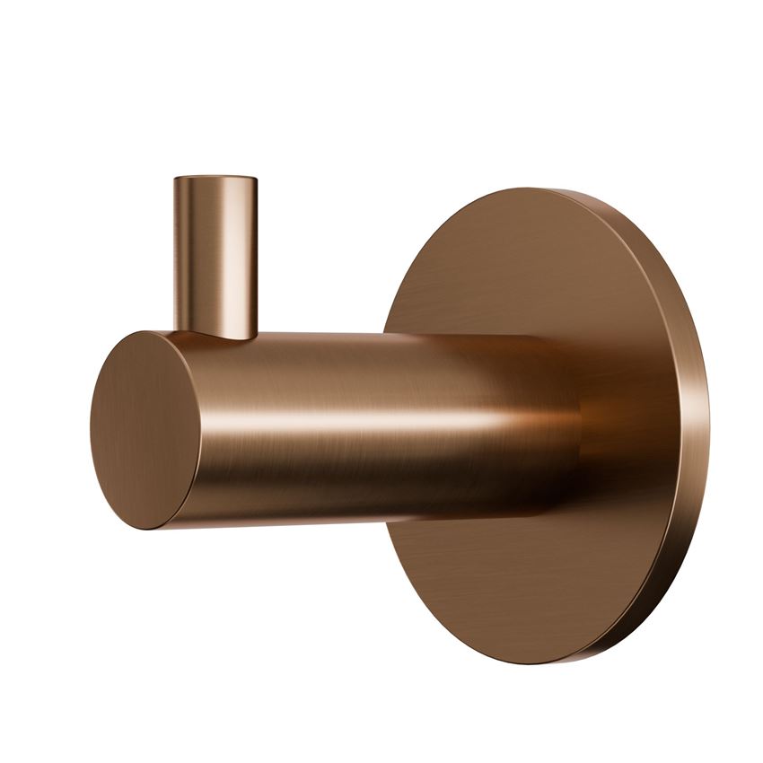 Wieszak na ręcznik pojedynczy brushed rose gold IÖ Luvia