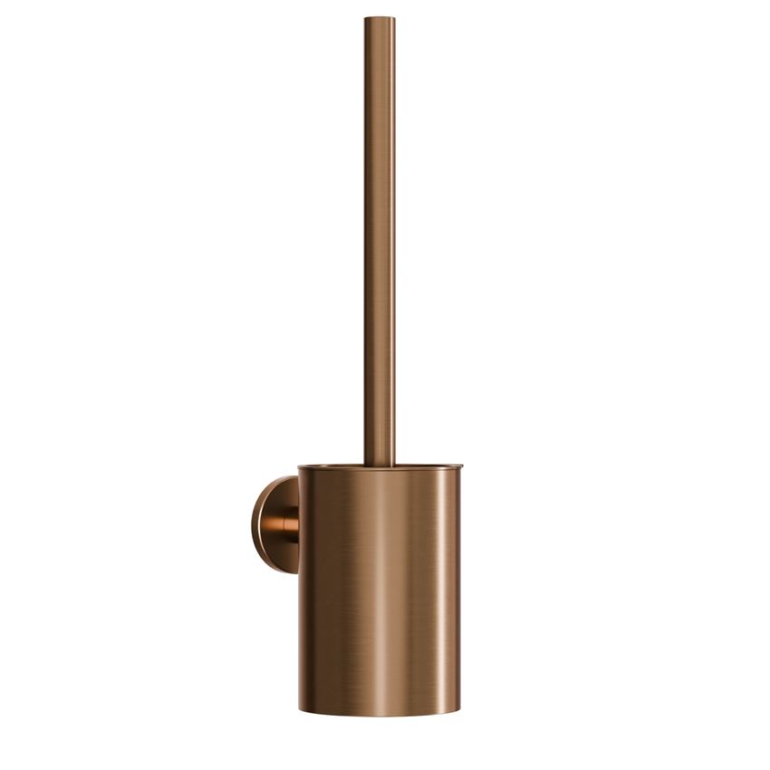 Szczotka toaletowa natynkowa brushed rose gold IÖ Luvia