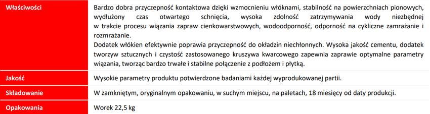 Sopro C1TE S-KLEJ 295 7729523 karta techniczna