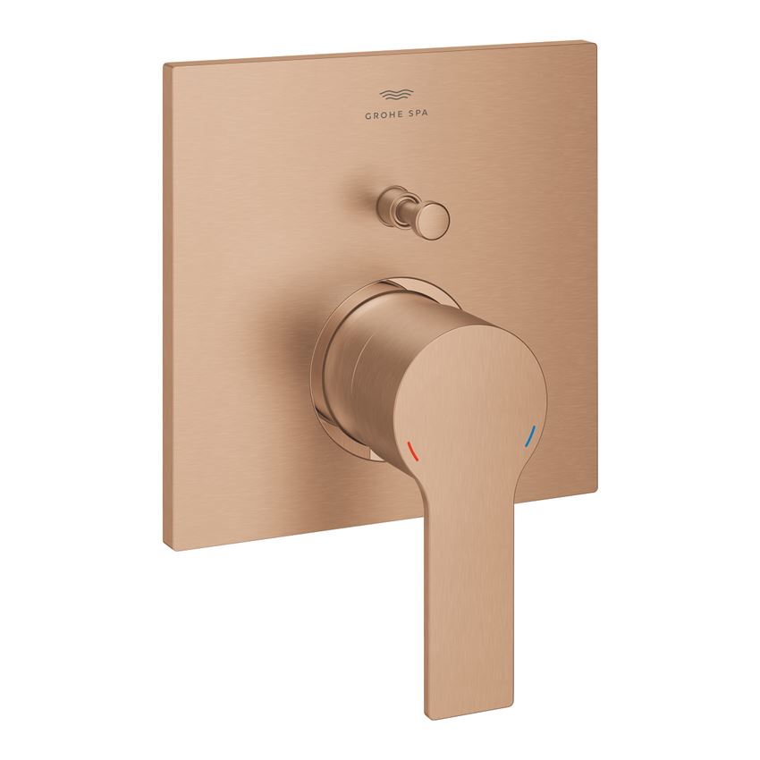 Jednouchwytowa bateria do obsługi dwóch wyjść wody brushed warm sunset Grohe Allure