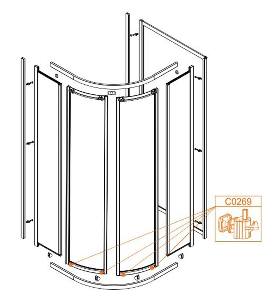 Suwak dolny Sanplast 660-C0269-10-000-00 rys techniczny