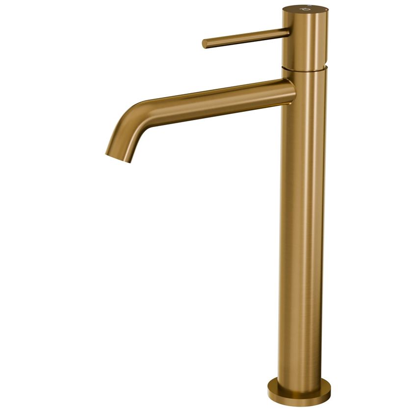 Bateria umywalkowa nablatowa brushed gold IÖ Luvia