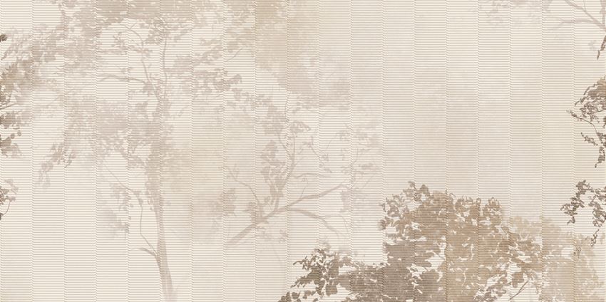 Dekor gresowy 59,8x119,8 cm Tubądzin Tropical Forest Left D