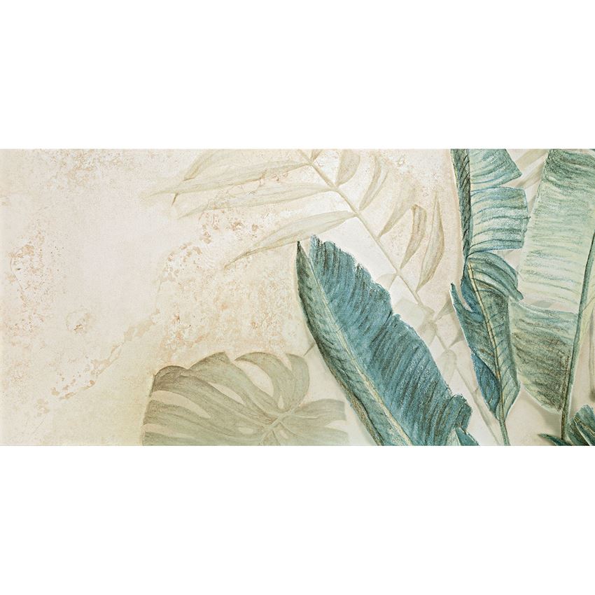 Obraz gresowy 59,8x119,8 cm Domino Alabaster Shine Element 3 leaves A.jpg