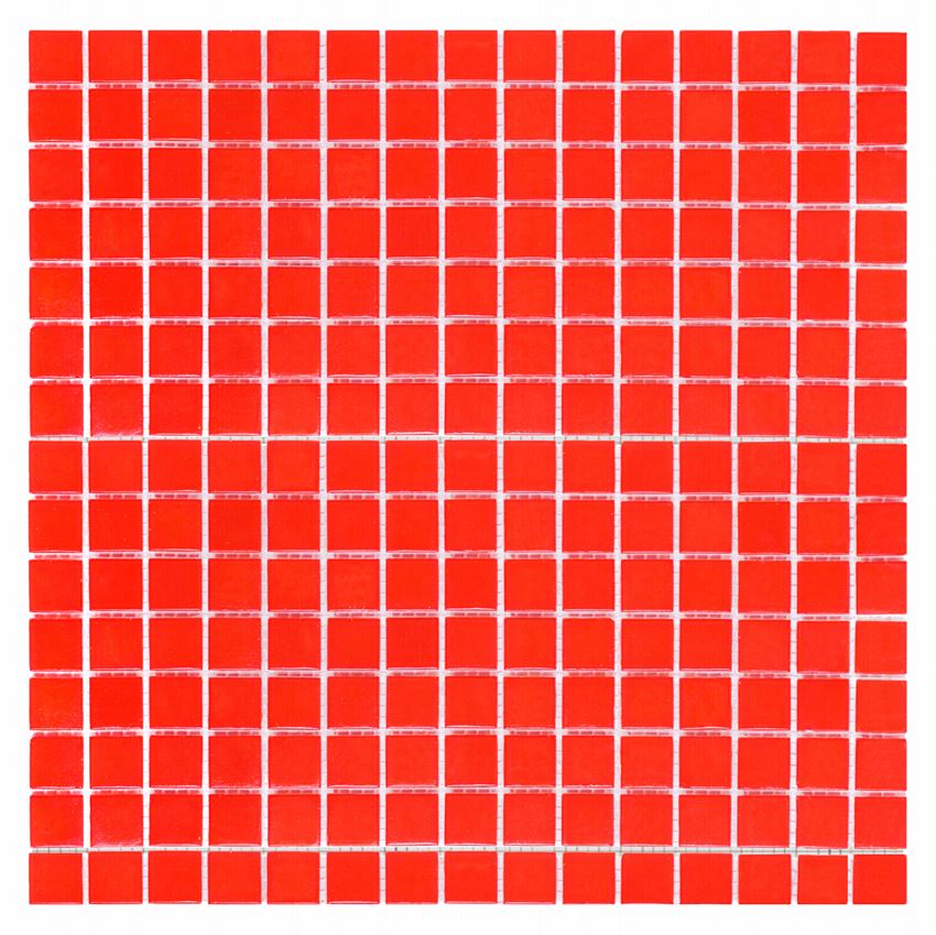 Mozaika szklana 32,7x32,7 cm Dunin Q Series Red