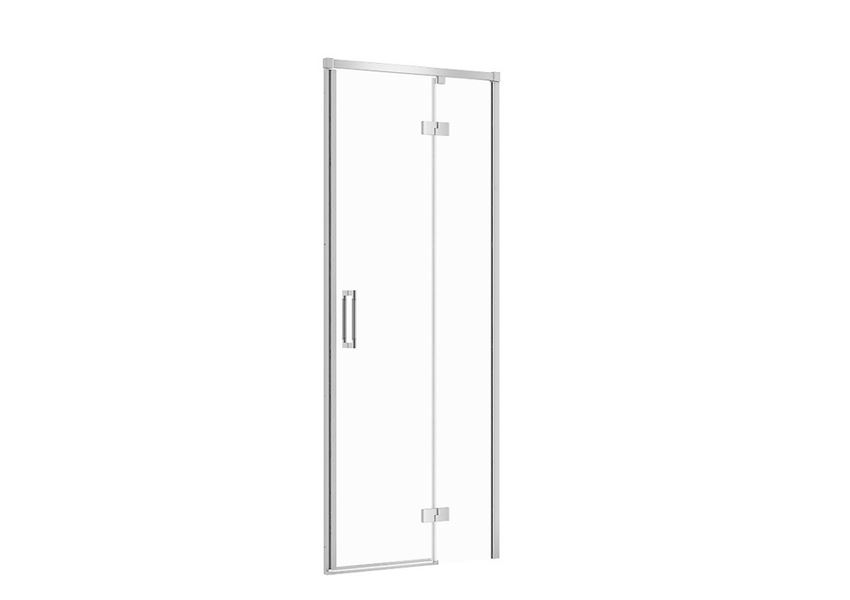 Drzwi prysznicowe prawe profile chrom 80x195 cm Cersanit Larga
