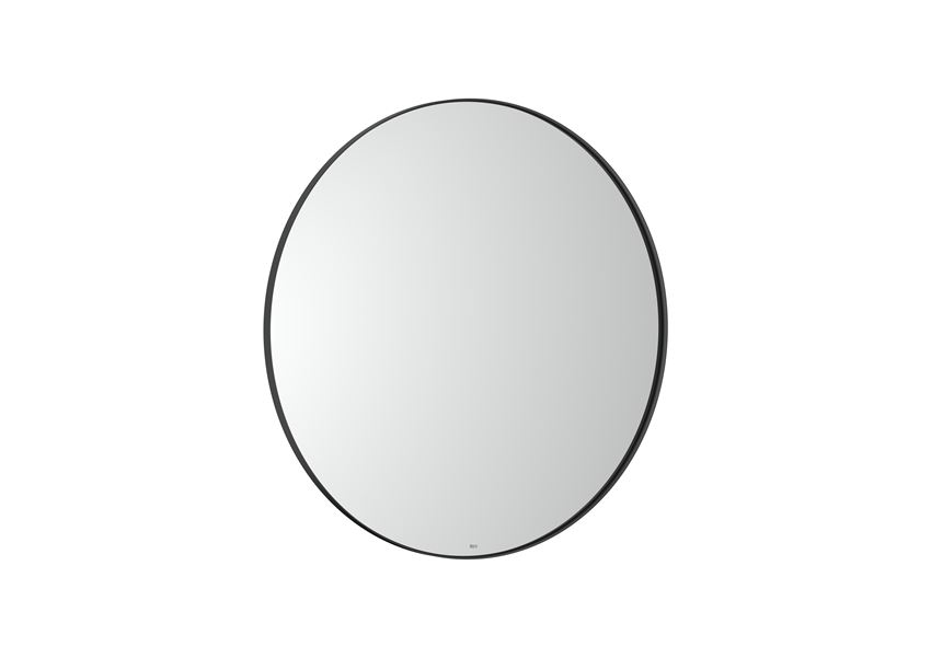 Lustro w ramie 80 cm czarne Roca Luna