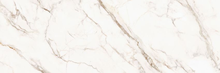 Płytka ścienna 39,8x119,8 cm Cersanit Calacatta fever white glossy rect
