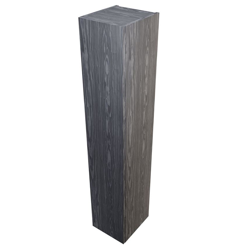Słupek łazienkowy wiszący 30x160 cm nero IÖ Wood Milenium