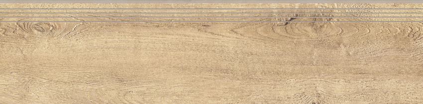 Płytka stopnicowa 29,7x119,7 cm Cerrad Sentimental Wood Beige