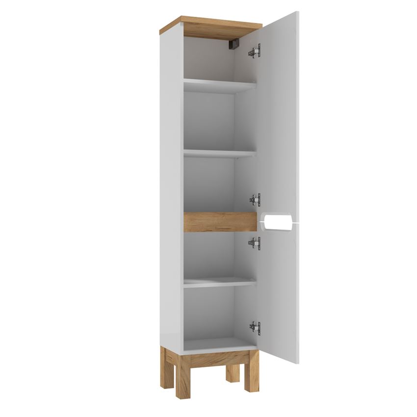 Słupek wiszący 40x170 cm biały lakier Defra Space System C40