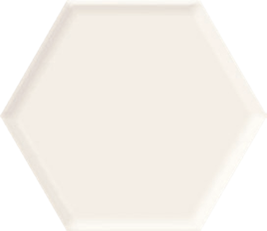 Płytka ścienna 17,1x19,8 cm Paradyż Ideal Uniwersalny Heksagon White Struktura Połysk