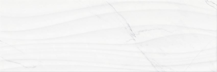 Płytka ścienna 20x60 cm Cersanit Marinel white structure glossy