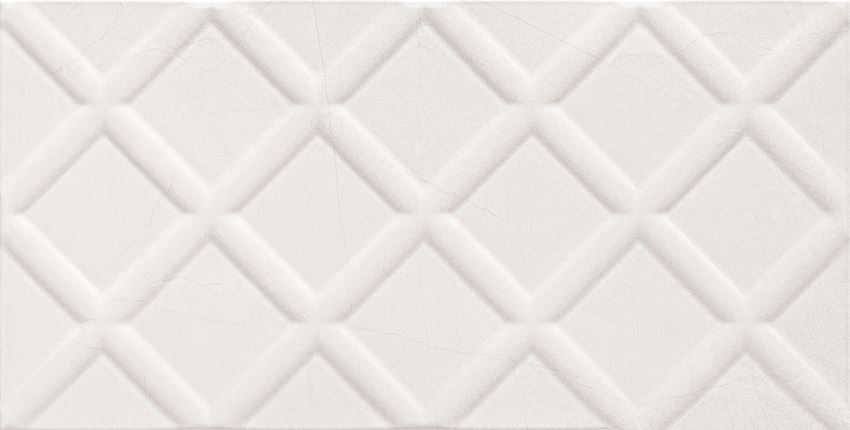 Płytka ścienna 60,8x30,8 cm Domino Idylla White STR