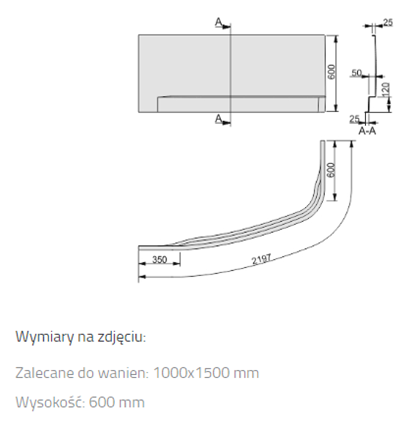 Obudowa do wanien Sanplast Free Line 620-040-1530-01-000