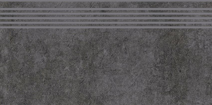 Płytka stopnicowa 29,8x59,8 cm Cersanit Morenci graphite