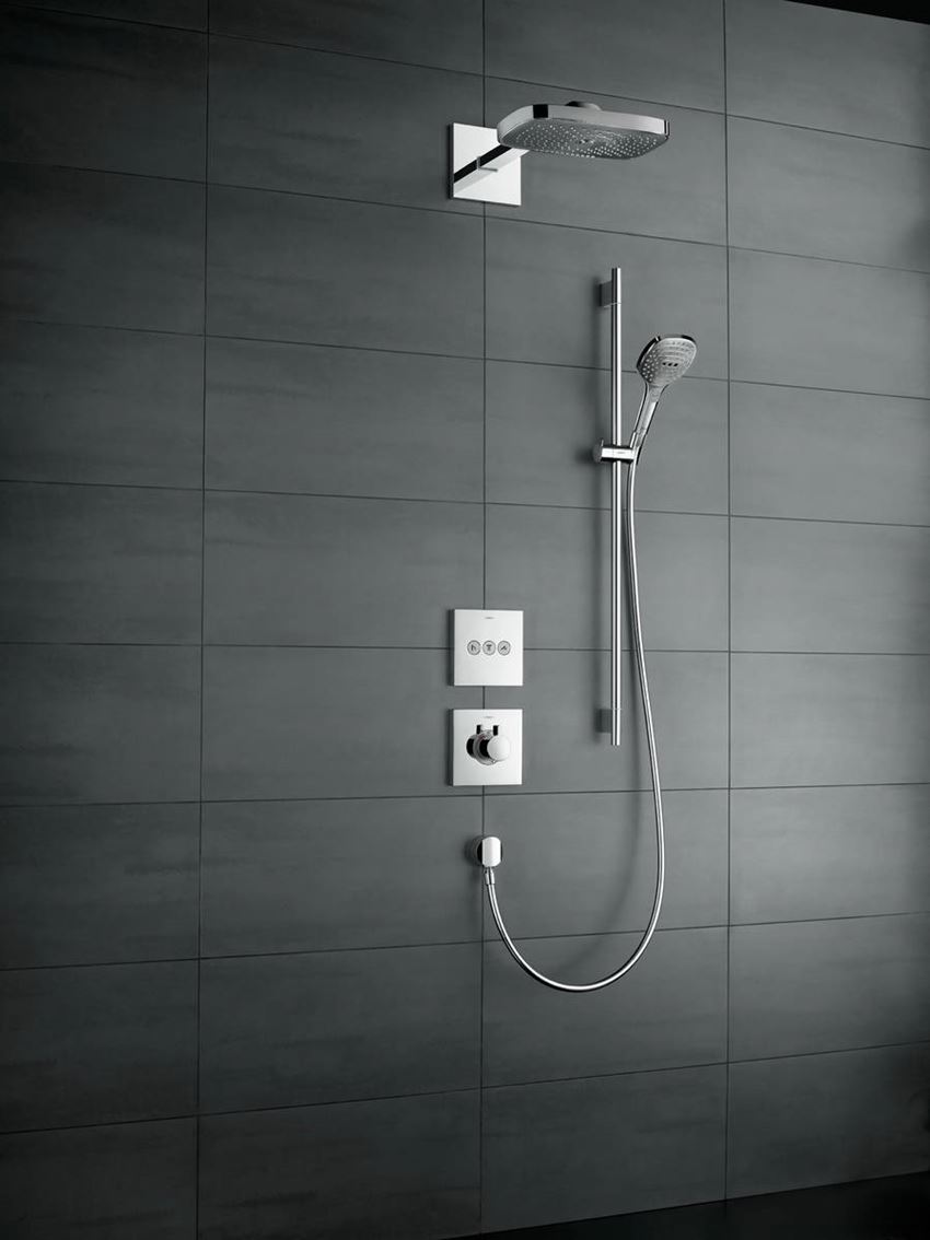 Głowica prysznicowa z ramieniem prysznicowym Hansgrohe Raindance Select E