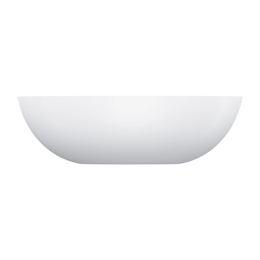 Umywalka nablatowa 50 cm biały mat Omnires Shell
