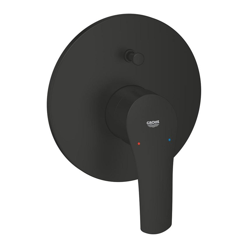 Bateria wannowa jednouchwytowa podtynkowa matte black Grohe Eurosmart