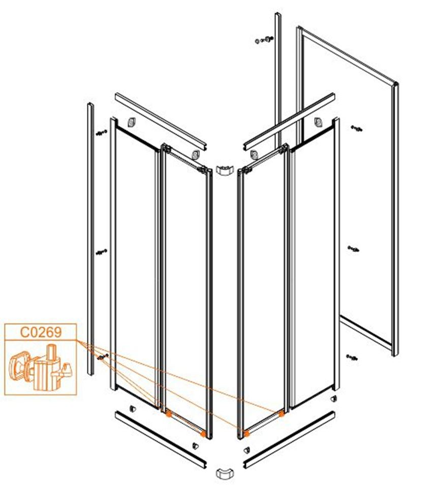 Suwak dolny Sanplast 660-C0269-10-000-00 rys techniczny