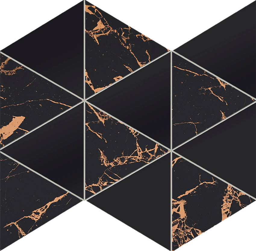 Mozaika ścienna 25,8x32,8 cm Tubądzin Gold Moon dark