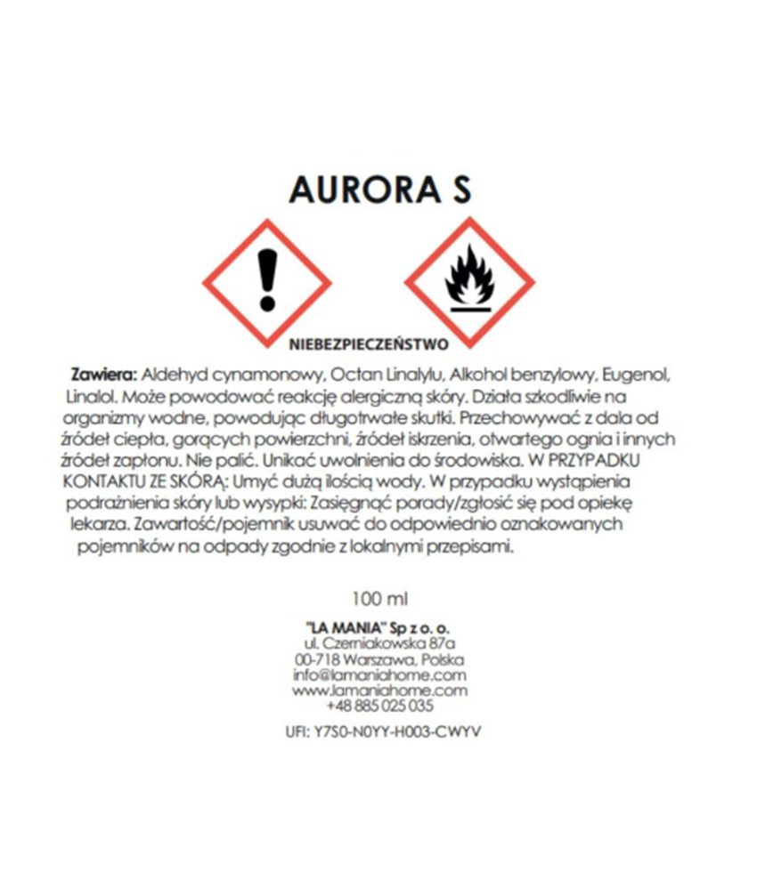 Dyfuzor zapachowy La Mania Home Dyfuzor Aurora S