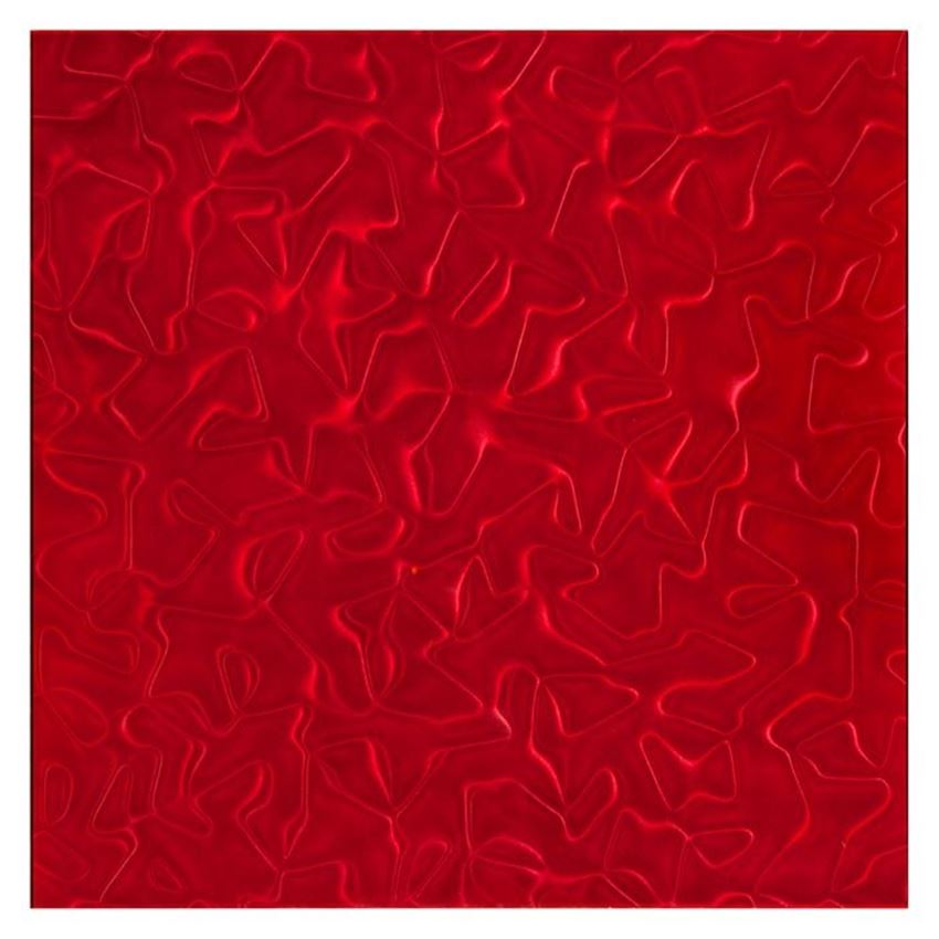Płytka ścienna 60x60 cm Dunin 3D Mazu Red Silk