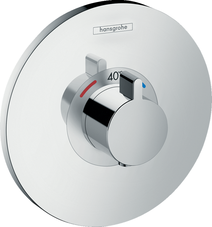 Bateria termostatyczna montaż podtynkowy element zewnętrzny Hansgrohe Ecostat S