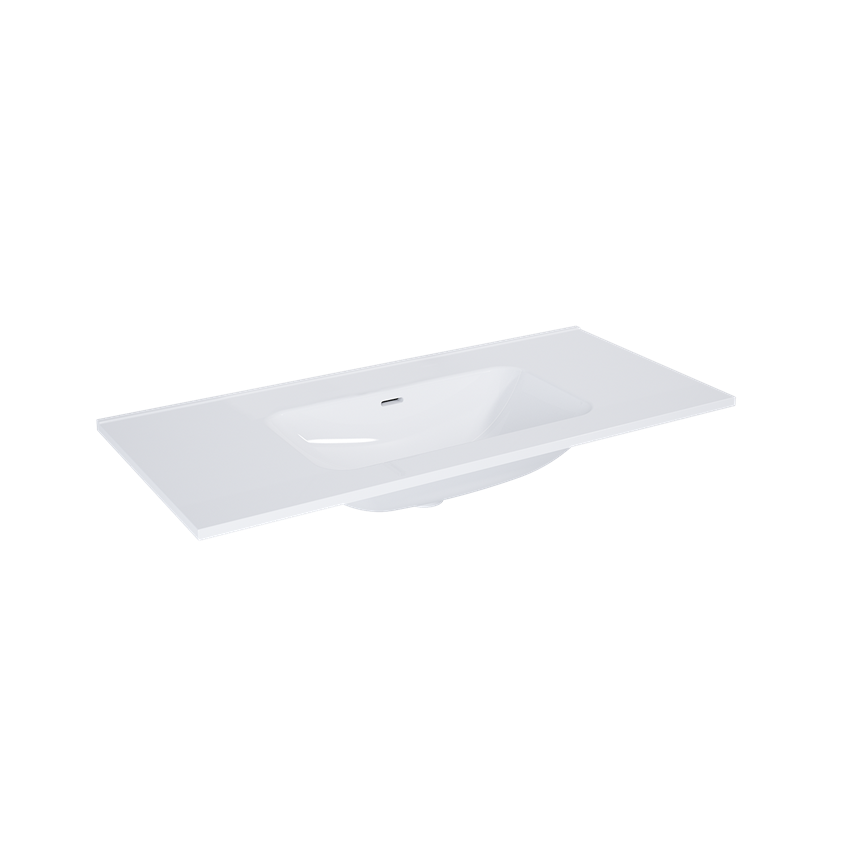 Umywalka meblowa 101,5x1,8x46 cm white Elita Skappa 100