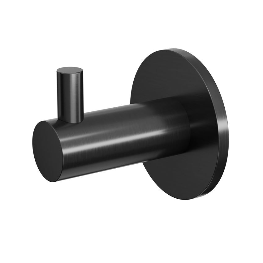 Wieszak na ręcznik pojedynczy black gun metal IÖ Luvia