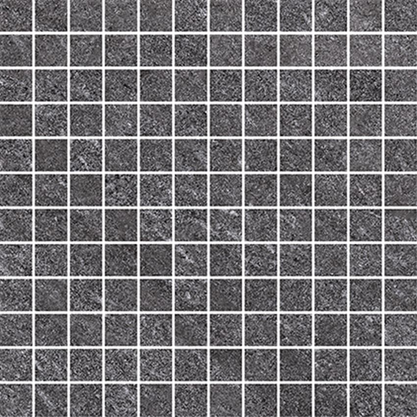 Mozaika 29,8x29,8 cm Cersanit Bolt dark grey mosaic matt ssq