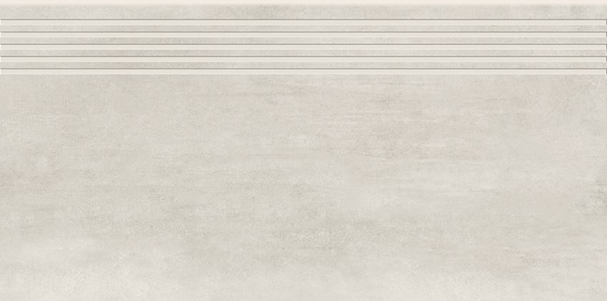 Płytka stopnicowa 29,8x59,8 cm Opoczno Grava White Steptread