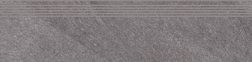 Płytka stopnicowa 29,8x119,8 cm Cersanit Bolt grey