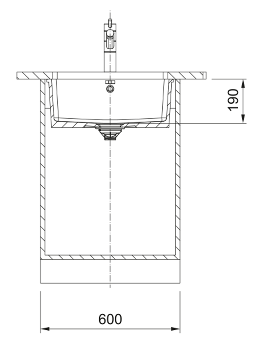 Zlewozmywak Franke KubusX KXK 110-51 126.0738.290 rys techniczny