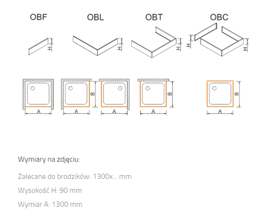 Obudowa do brodzika Sanplast OBF 625-400-0360-01-000 rys techniczny