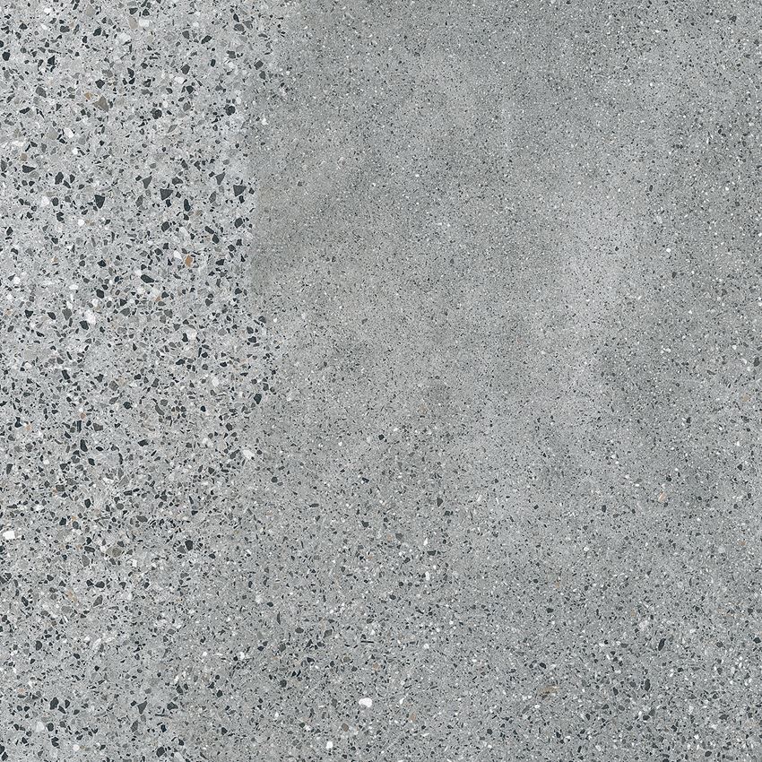 Płytka ścienno-podłogowa 59,8x59,8 cm Tubądzin Terrazzo grey MAT