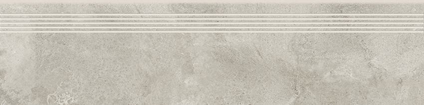 Płytka stopnicowa 29,8x119,8 cm Opoczno Quenos Light Grey Steptread