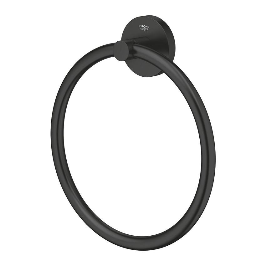 Wieszak na ręcznik matte black Grohe Essentials